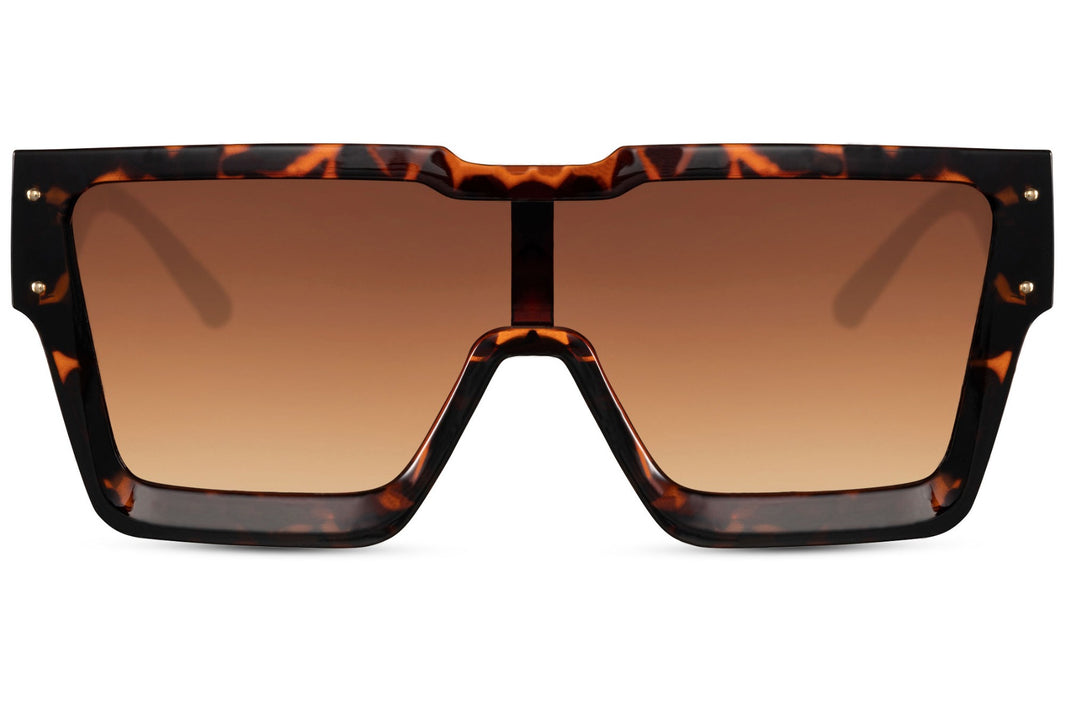 Gafas de sol para hombre Dorelion Neo color carey con lentes naranjas polarizadas y protección UV400.
