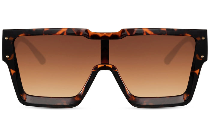 Gafas de sol para hombre Dorelion Neo color carey con lentes naranjas polarizadas y protección UV400.