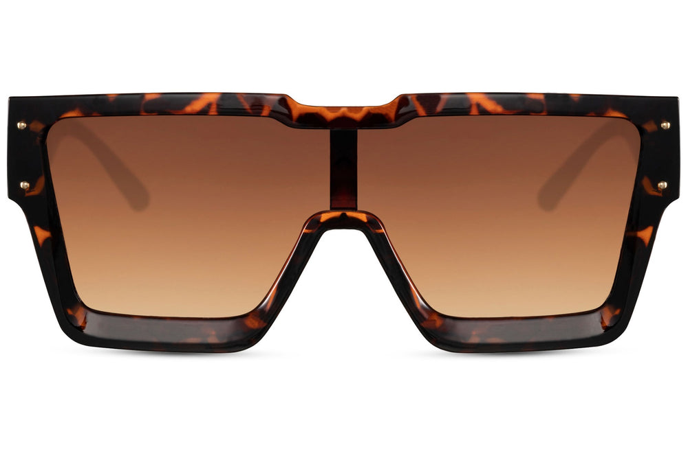 Gafas de sol para hombre Dorelion Neo color carey con lentes naranjas polarizadas y protección UV400.